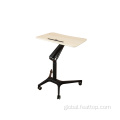 Modern Reception Desk Single Leg Table Movable Lifting Office Computer Desk Supplier